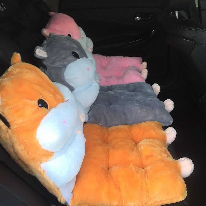 Hamster Seat Cushion Detachable Soft Plush Cute Chair Pillow Cushion