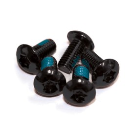 Clarks Cycle Systems Steel Disc Brake Rotor Bolts, Black, Torx T25 (Pack of 6)
