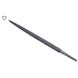 Grobet USA Swiss Pattern File Three Square 6 Inch Cut 0