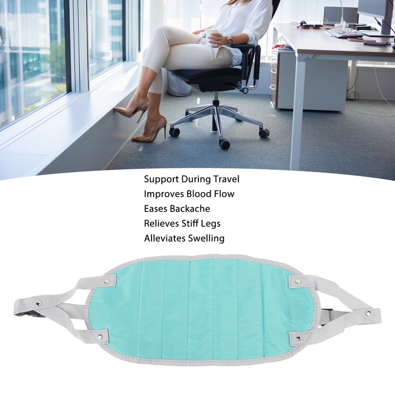 Airplane Footrest Travel Comfortably Portable Travel Foot Hammock Airplane Travel