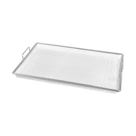 GE Large Capacity Air Fry Basket, Convenient Size, Fits 27" & 30" Ovens, Maximizes Air Flow, Dishwasher Safe, Stainless Steel