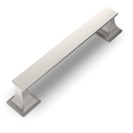 9BUILD 6 Pack 5 Inch Cabinet Handles Brushed Satin Nickel Cabinet Pulls Kitchen Handles for Cabinets Brushed Nickel Drawer Pulls Dresser Pulls Kitchen Cabinet Hardware