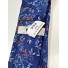 Joseph Abboud Mens 100% Silk Necktie, Blue W/ Floral Design