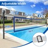 Qufiona Pool Volleyball Net for Inground Pools, Adjustable 16–22FT Pool