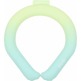 Suo Ring 28° (82.4 °F) Ice, Cooling Ring, Neck Cooler, Chilly, Heat Stroke Prevention, Indoor Work, Kitchen, Greenhouse, Watching Sports, Outdoor, Sustained Temperature Control, PCM, M, Pistachio Green