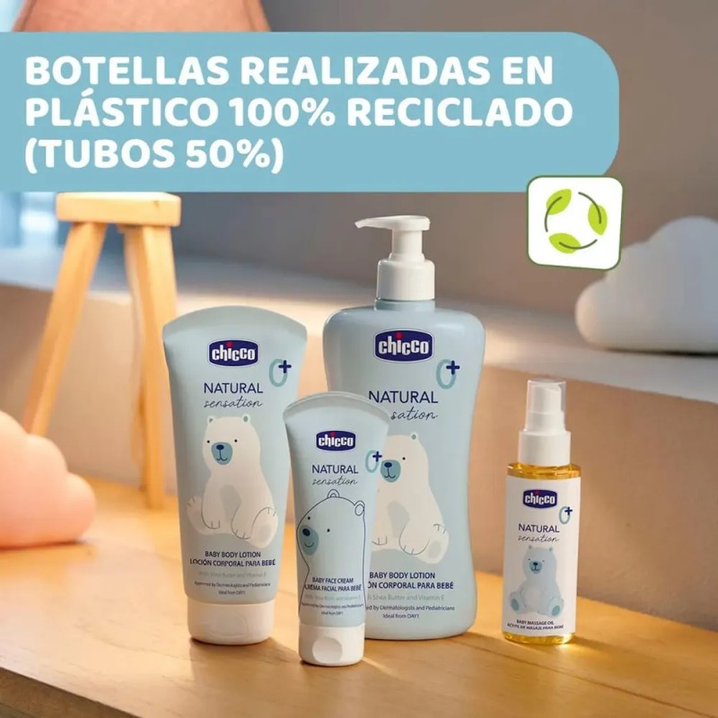 Chicco Set De Crema De Cuerpo, Shampoo Y Agua Perfumada