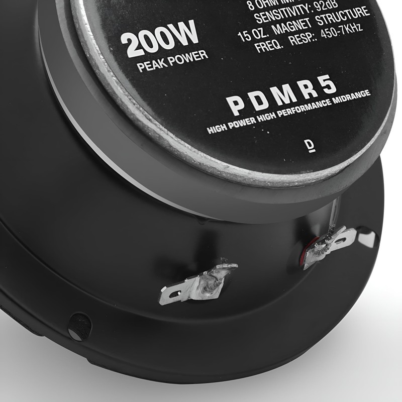 Pyle 5 Inch Woofer Driver-Upgraded 200 Watt Peak High Performance