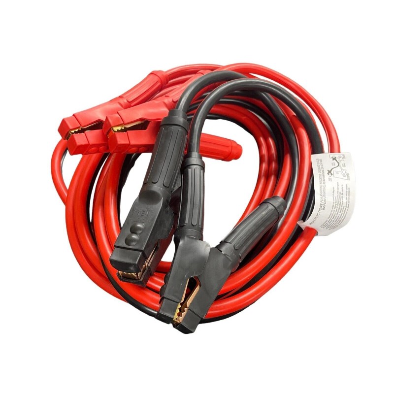 FJC Commercial Duty Booster Cables, 25 ft, 1 gauge