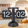 Flip Clock Large Number Battery Powered 304 Stainless Steel Tabletop