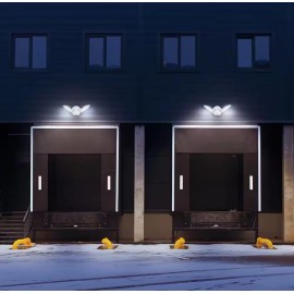 PROBRITE 150W Equivalent White Outdoor Integrated LED Flood Light, 3000 Lumens,