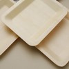 Balsa Circle 50 pcs 5" Natural Bamboo Rectangular Mini Plates