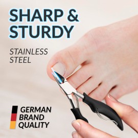 marQus 8-Piece Foot Care Set - Professional Foot and Hand Care - High-Quality Toenail Clippers and Nail Clippers - All-in-One Pedicure Set Foot Care for Thick & Ingrown Nails