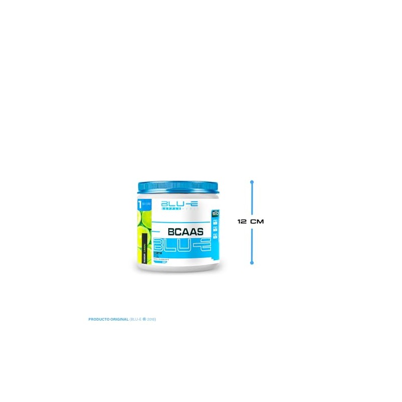 Blu-e Bcaas Aminoácidos 50 Servicios 500 G Sabor Limon