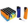 MK 50-PACK MK Grip Pro Refillable Butane Pocket Lighter (703335)
