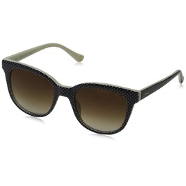 Joules Women's Tresco Sunglasses, Black & Crème/Brown, 52