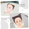 TEHAUX 2pcs Face Painting Practice Board Face Paint Supplies Makeup