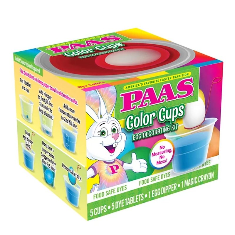 PAAS Color Cups Egg Decorating Kit - America's Favorite Easter