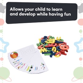 Kidzlane Letter Matching Toy - See and Spell Educational Learning Toy for Boys and Girls - Kindergarten and Preschool Learning Activities - Letter Recognition Game for Kids-Toddler Learning Activities