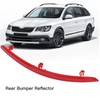 Rear Bumper Reflector Safer Nighttime Driving Red Lens Bumper Reflector