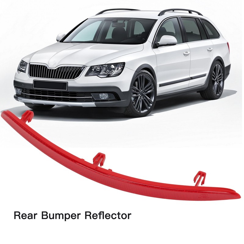 Rear Bumper Reflector Safer Nighttime Driving Red Lens Bumper Reflector
