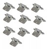 Herrajes Guerrero Bisagra Americana Zinc Satin Bisagra De Parche 10 Piezas