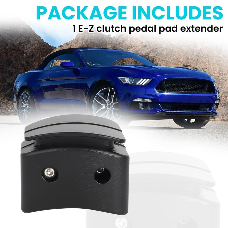 AUTOVIC Pedal Pad Extender 1.5'' E-Z Clutch for Ford Shelby