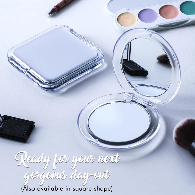 MIRRORVANA Small Compact 20X Magnifying Mirror for 3.3""L x 3.3""W,