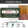 Phyabe 2 Pack Neighborhood Watch Sign, We Are Watching You,