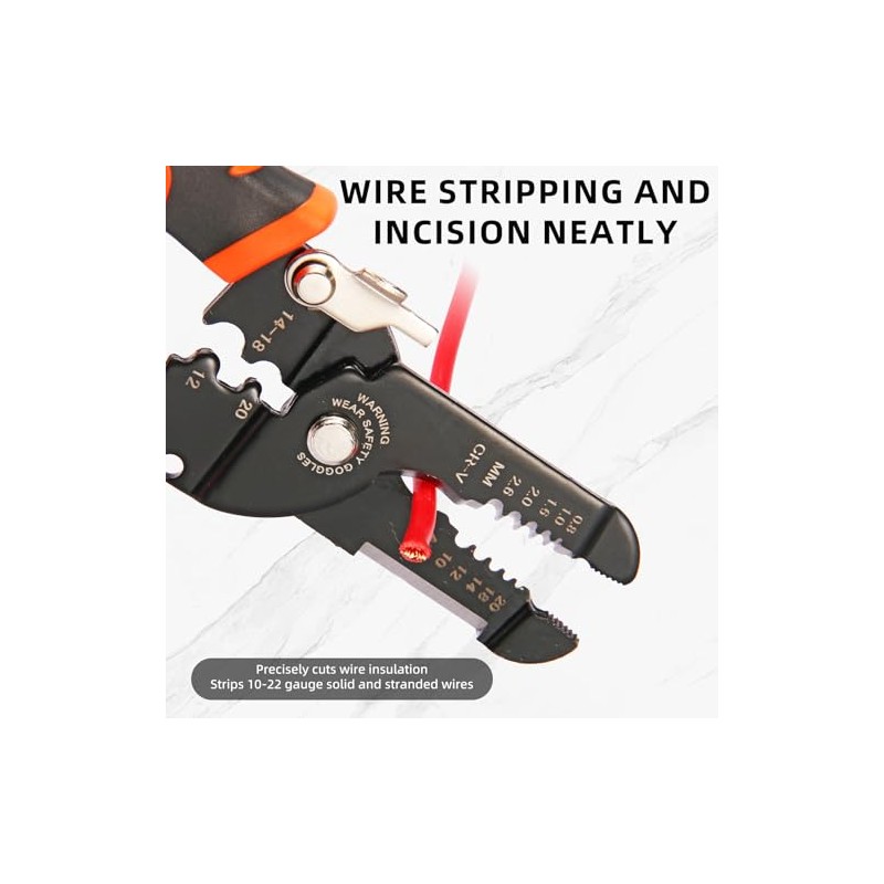 Wire Stripper, 3-rd Generation Wire Strippers or Crimping Tool, 5-IN-1