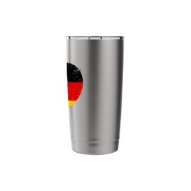Cool Vintage Hungary Germany Flag for Proud Hungarian German Stainless Steel Insulated Tumbler