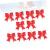 Levemolo 10pcs Christmas Bell Ornaments Large Bowknot Design Xmas Tree