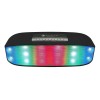Aquila Bocina Bluetooth Portátil Con Luces Negro - Bb7780
