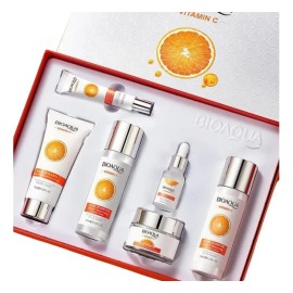 Kit Vitamina C Bioaqua Facial Aclarante Hidratante 6 Piezas