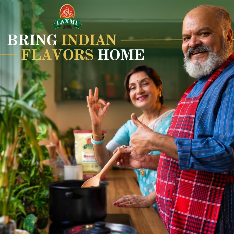 Laxmi Gram Besan Flour 2 lb Non-GMO, Vegan, Gluten Free