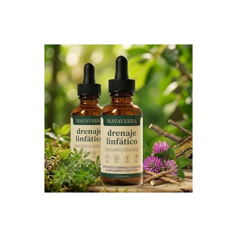 Mayaverra Drenaje Linfático, Mayaverra Gotas Drenaje Linfático-Gotas Naturales，2 Bottle
