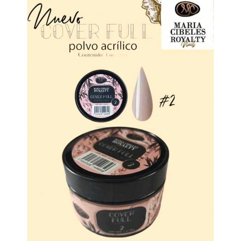 Maria Cibeles Royalty Cover Full Nail Acrylic, 1 oz, #2