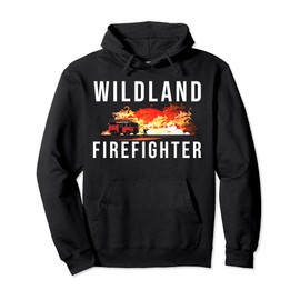 Wildland Firefighter Boots Fireman Fire Rescue Firefighting Pullover Hoodie