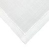 CTM Linen Hemstitched Wedding or Christening Handkerchief, White