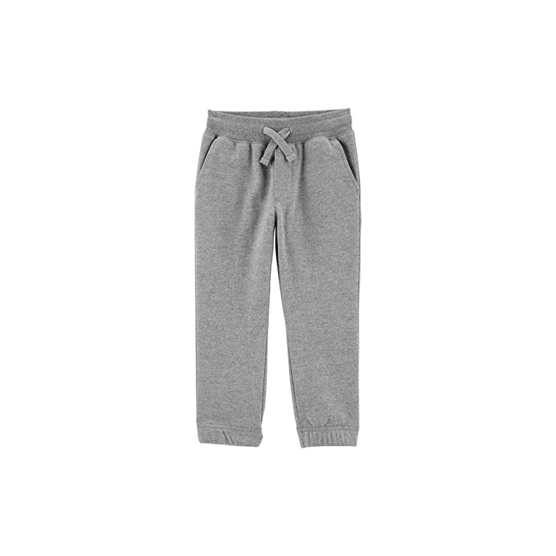 OshKosh B'Gosh Boys Classic Pull-on Sweatpants, Medium Grey Heather, 8