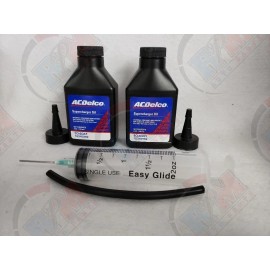 AC Delco Supercharger Oil w/ Syringe 4 ounce (2-Bottles) for Mercedes Kompressor AMG