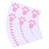 Ocosy 24Pcs Removable Easter Bunny Paw Prints Rabbit Paw Print