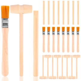 SUPRROW 9 Sets Wooden Digging Tools for Kids Excavation Tool Set