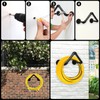 Garden Hose Holder Decorative Wall Mounted Cast Iron Garden Hose