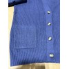 Aerie NWT Aerie Oversized Button Front Navy Blue Cardigan -
