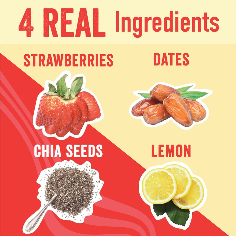 Chia Smash Strawberry Jam | Low-Calorie, No Sugar Added Keto