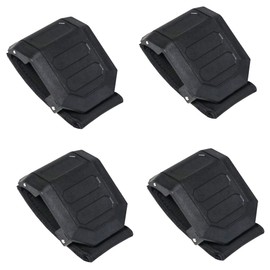 RERPRO UTV Windshield Mount Clamps Straps Kit Compatible with Polaris Ranger RZR, Can Am Maverick X3, Yamaha Rhino YXZ, Kawasaki Mule Front Windshield Adjustable Fixed Mounting Clamp Kit, 4 Pack Plus