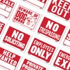 BAZIC Products Open & Closed Sign 9"X12", Double Sides Plastic