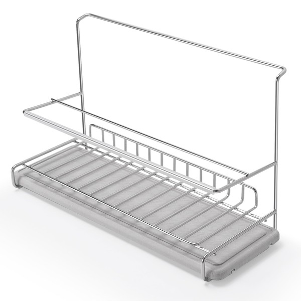 FUNHOO Water Bottle Stand, Super Absorbent Diatomaceous Earth Tray Included,