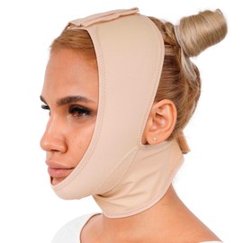 invera Chin Compression Garment After Liposuction Surgery, Neck Cover Strap Bandage
