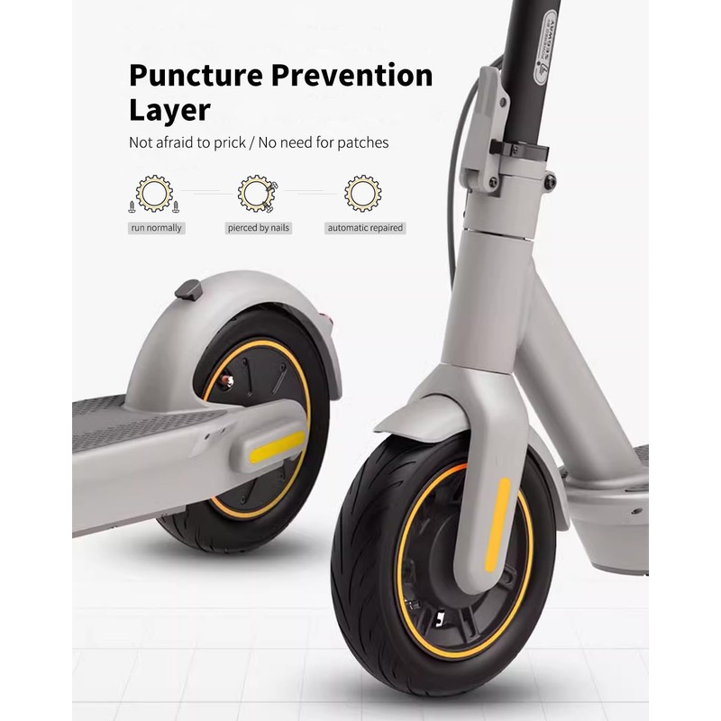 60/70-6.5 Tubeless Tire for Segway Ninebot Max G30P/G30LP Scooter Anti